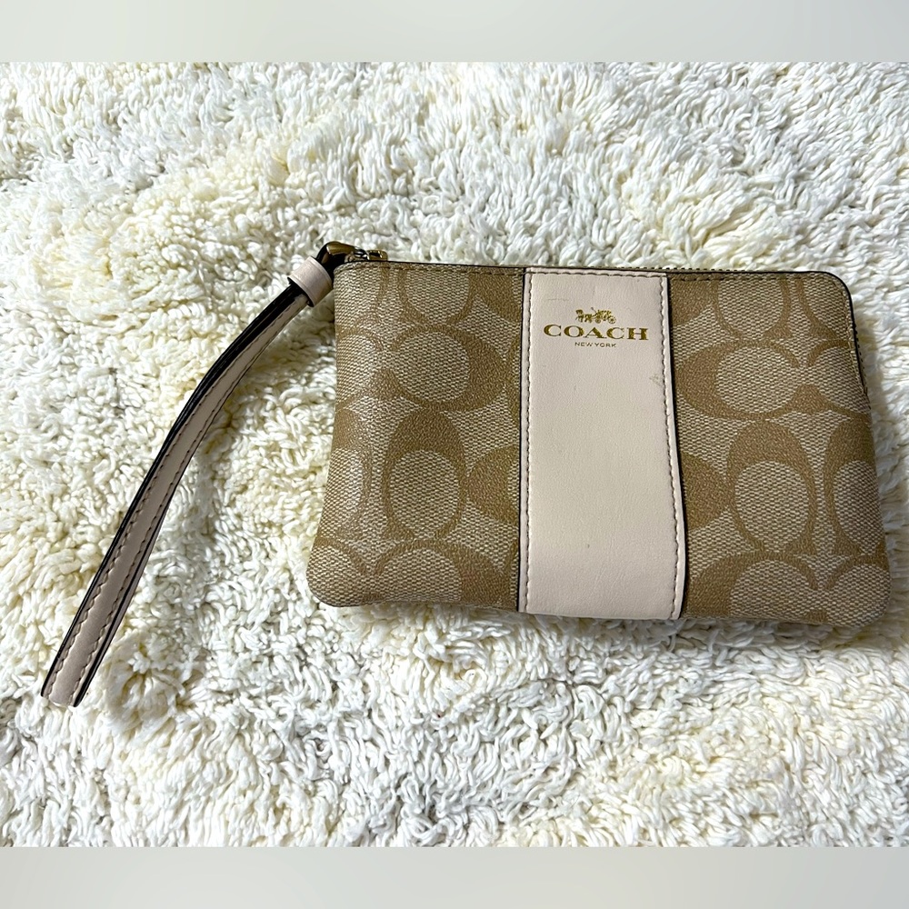 COACH petite wristlet